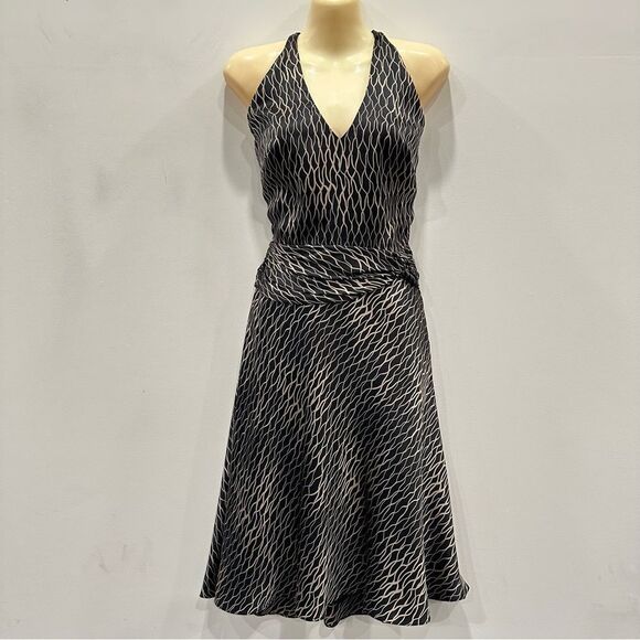 Laundry Shelli Segal Halter Silk Dress size 8 - Picture 1 of 12